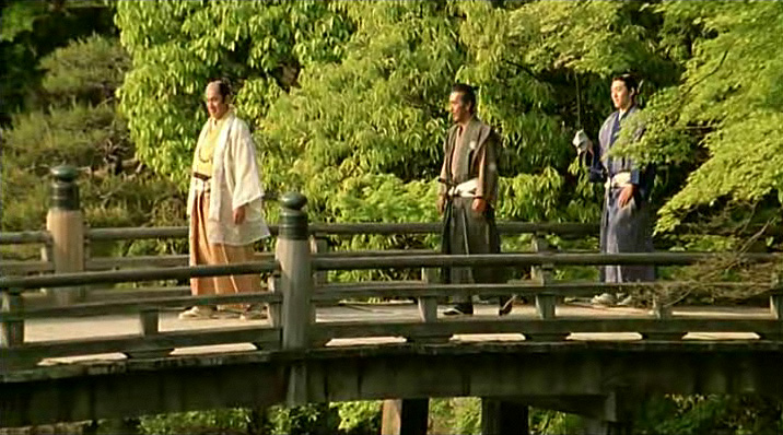 Беседа двух самураев.